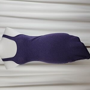 Lululemon Torque Tank Heathered Black Grape